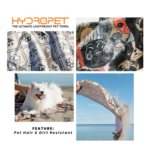 HydroPET - Hair & Dirt Resistant Green Towel